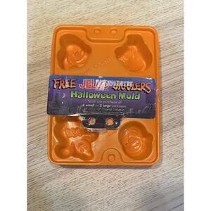 Vintage 90s Jello Jigglers Halloween Mold With Recipe Bat Ghost Pumpkin